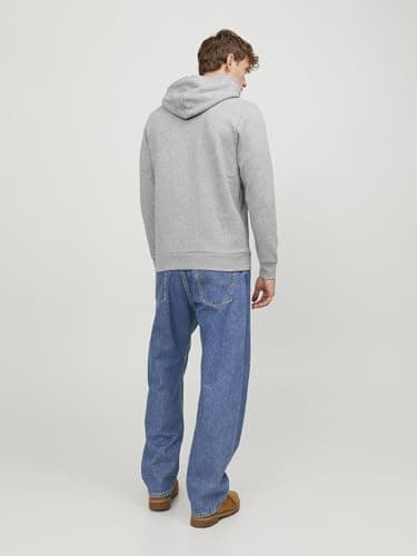 Detalle de JACK & JONES Jjecorp Logo Sweat Hood: sudadera con capucha y bolsillo frontal para diario