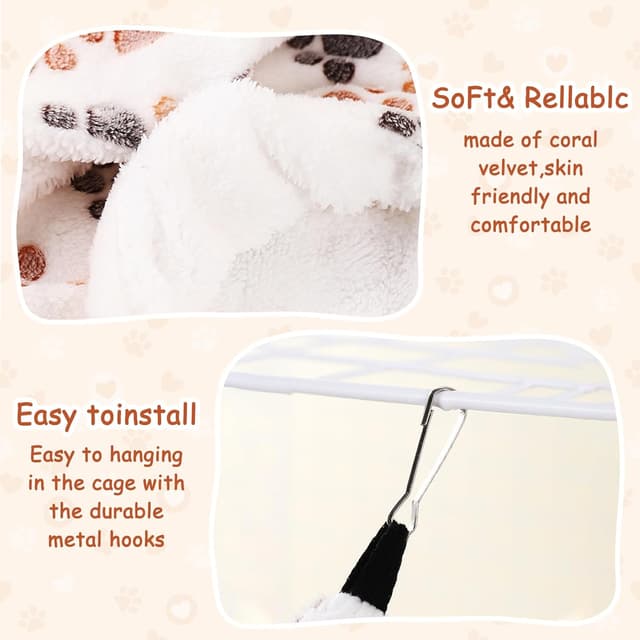 Thumbnail 6 de JJQHYC Rat Hammock Double Layer