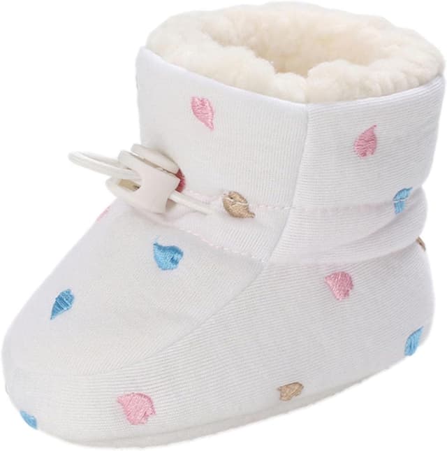 Detalle de Outfit Spring baby winter warm fleece booties with anti-slip sole (newborn to 18 months)