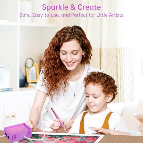 Thumbnail 6 de vizzicool Electric Diamond Art Pen with Tray 🎨