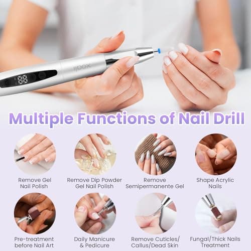 Thumbnail 5 de Xoali Torno de Uñas Profesional 35000rpm ⚡ Kit 13 en 1