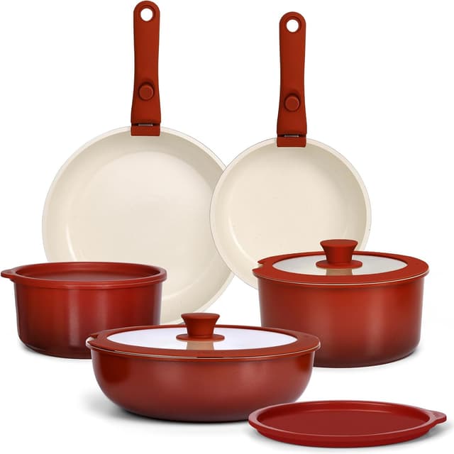 Detalle de GiPP 11Pcs Pots and Pans Set