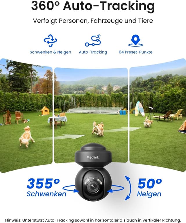 Detalle 2 de Reolink E1 Outdoor 5MP PTZ-Kamera