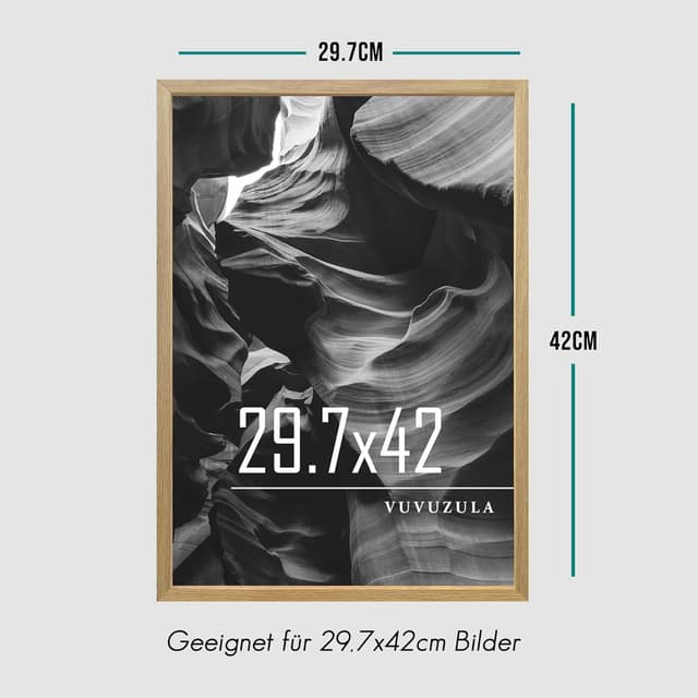 Thumbnail 2 de VUVUZULA Bilderrahmen A3 Holz 30x42cm 3er Set