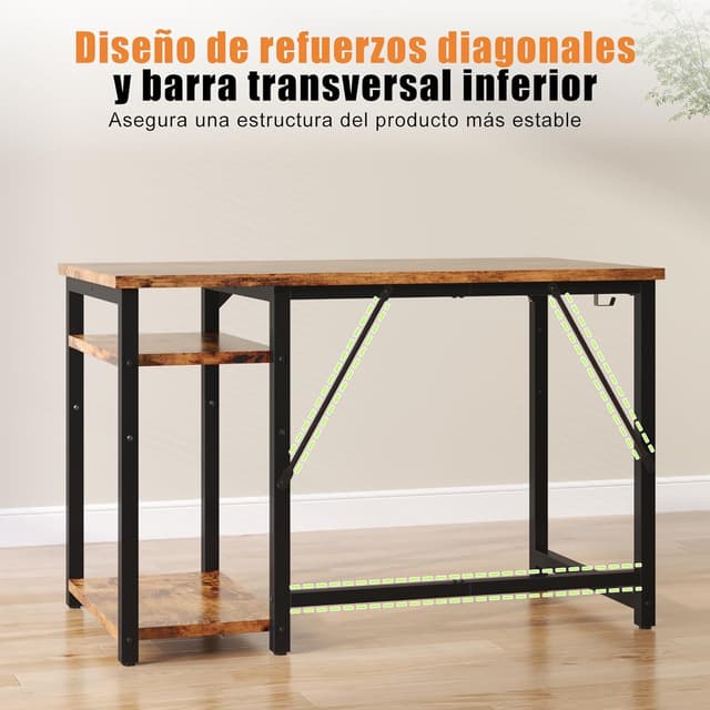 Detalle 2 de Airfish Mesa Escritorio Pequeña 100x50cm