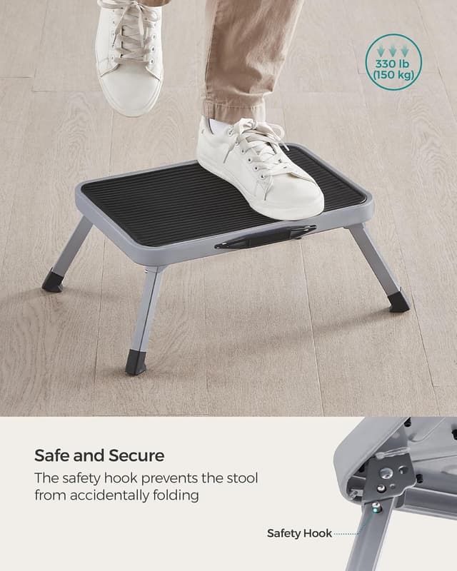 Thumbnail 4 de SONGMICS Step Ladder GSL001G01 1-Step Steel