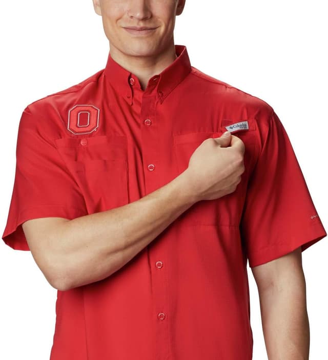 Detalle 2 de Columbia Men’s CLG Tamiami Short Sleeve Shirt (with OMNI-SHADE & OMNI-WICK)