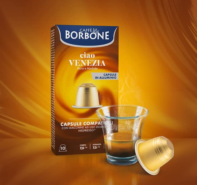 Detalle 2 de Caffe Borbone Ciao Venezia 100 Kapseln