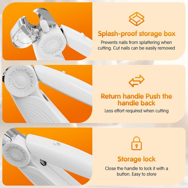 Thumbnail 3 de IJIAMY 2-in-1 Dog Nail Clippers & Grinder 4h