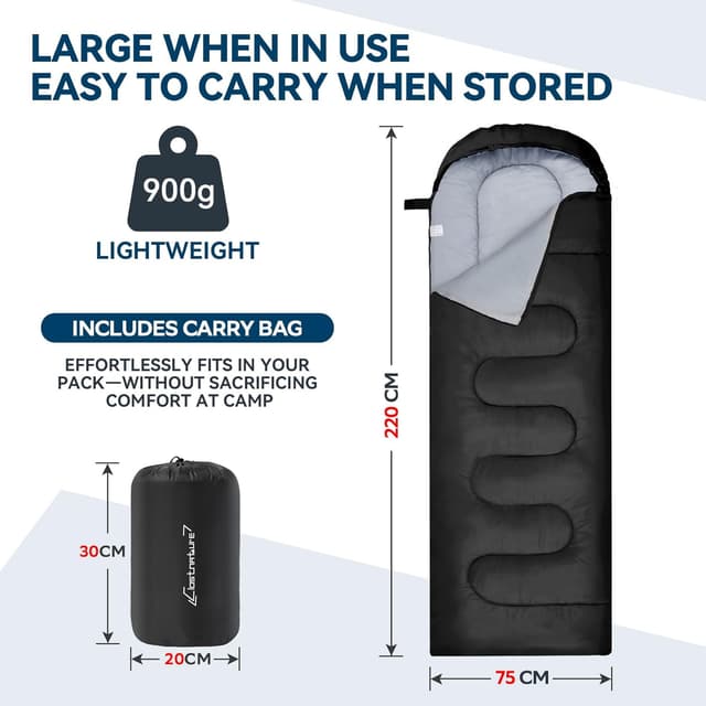 Thumbnail 1 de Clostnature Sleeping Bag for All Ages