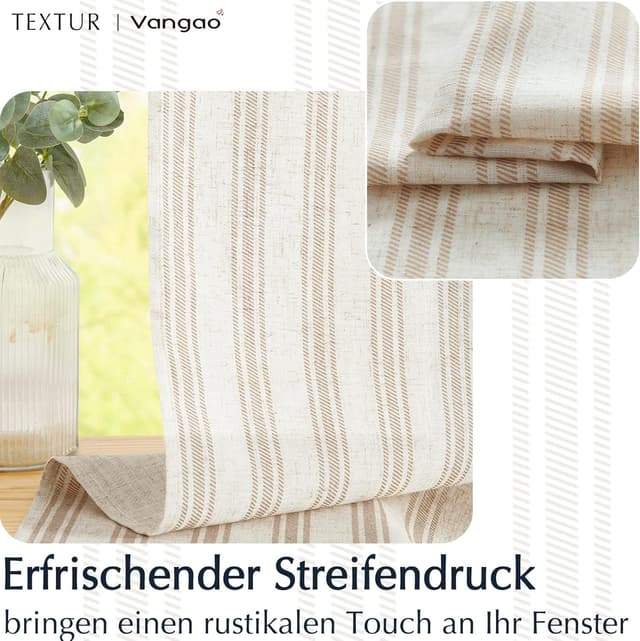 Thumbnail 6 de Rideaux brise-bise Vangao 65 x 60 cm