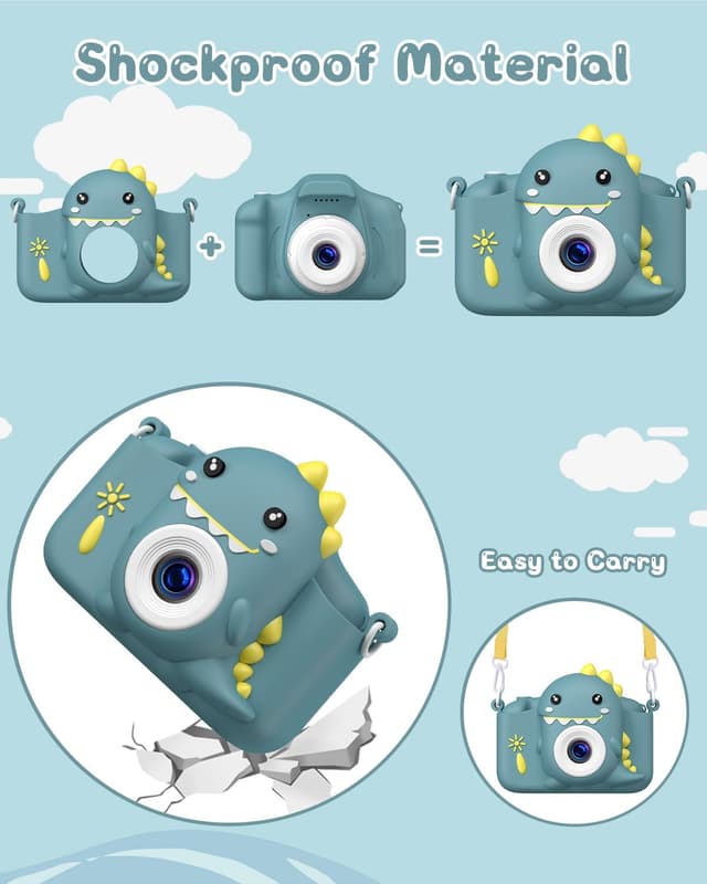 Thumbnail 4 de Gofunly Kinder Kamera 1080P 32GB