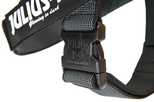 Detalle 2 de Julius-K9 Arnés para perro M, negro-gris 🐕