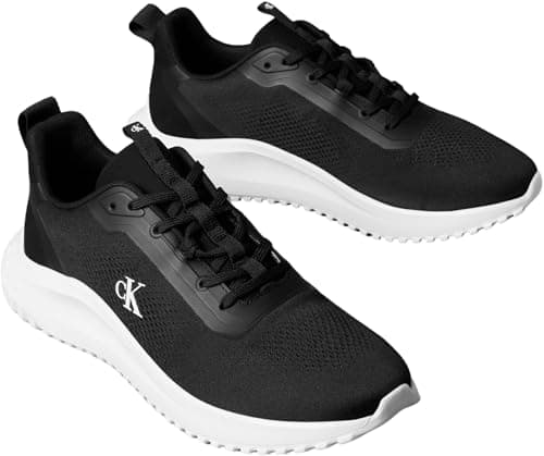 Detalle de Calvin Klein Runner Sneaker Hombre 47 — Negro