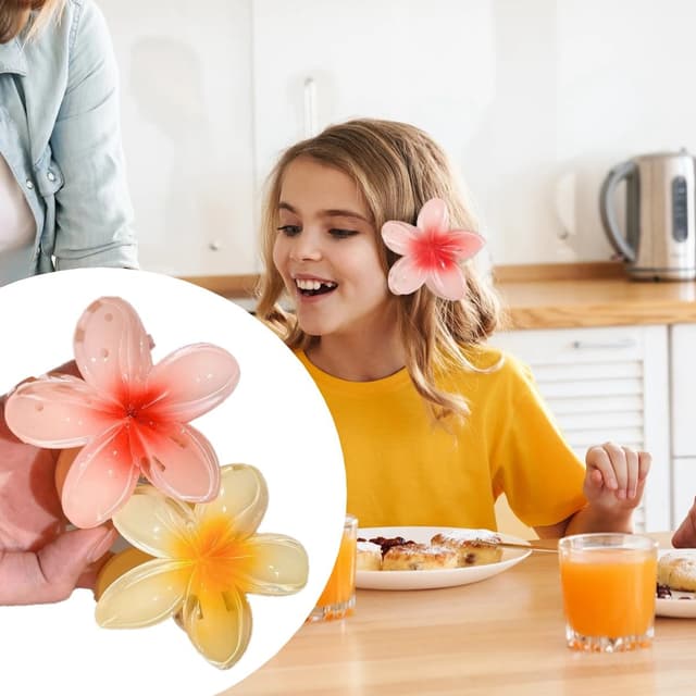 Thumbnail 4 de DEXYZZY Blumen-Haarspangen 5 Farben