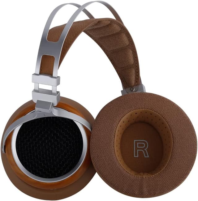 Detalle de SIVGA Luan Hi‑Fi Dynamic Driver open-back wood headphones (Brown)