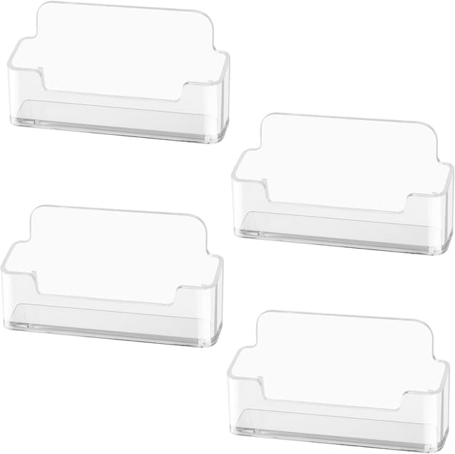 Thumbnail 3 de flintronic Porte-cartes de Visite Lot de 10 Transparent