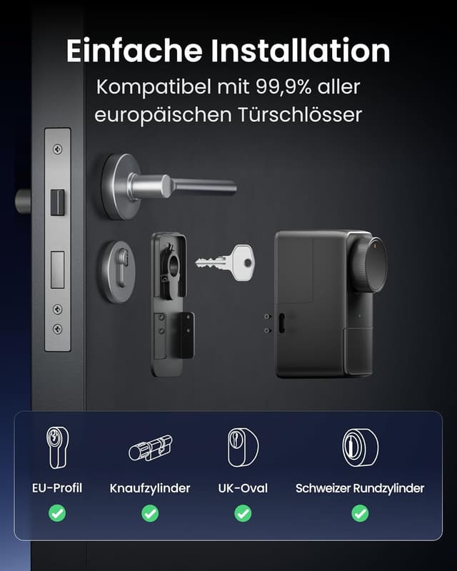 Thumbnail 1 de SwitchBot Smart Lock Pro Fingerabdruck-Türschloss