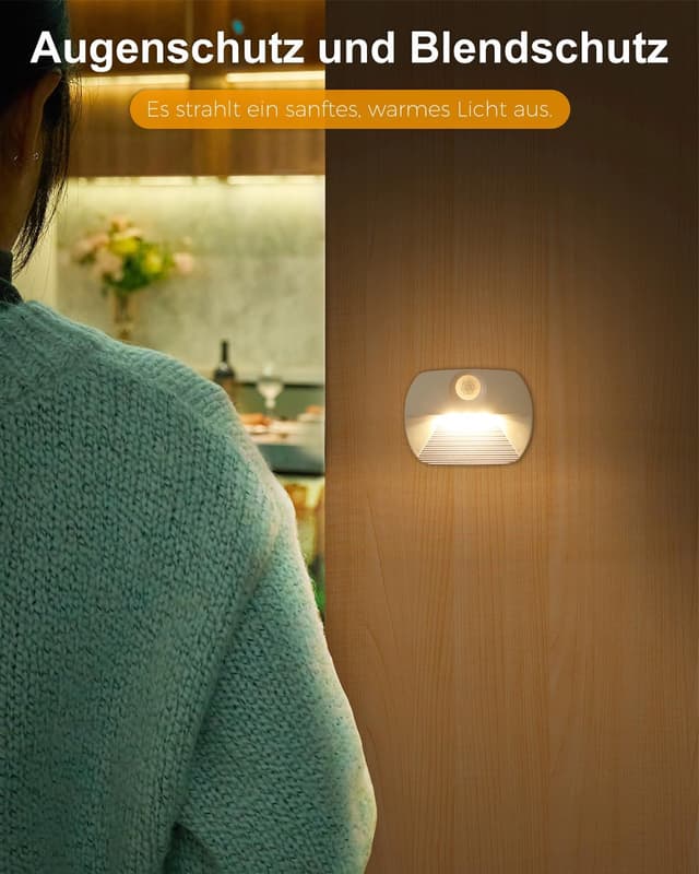 Thumbnail 4 de AdalyRoma Nachtlicht 4er Pack 6,6x5x1,55 cm