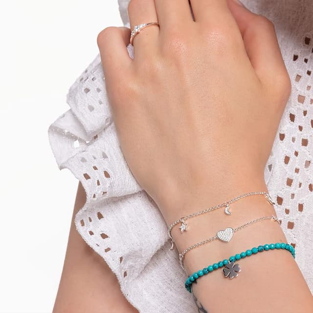 Detalle de Thomas Sabo Pulsera con corazón con circonitas 💍