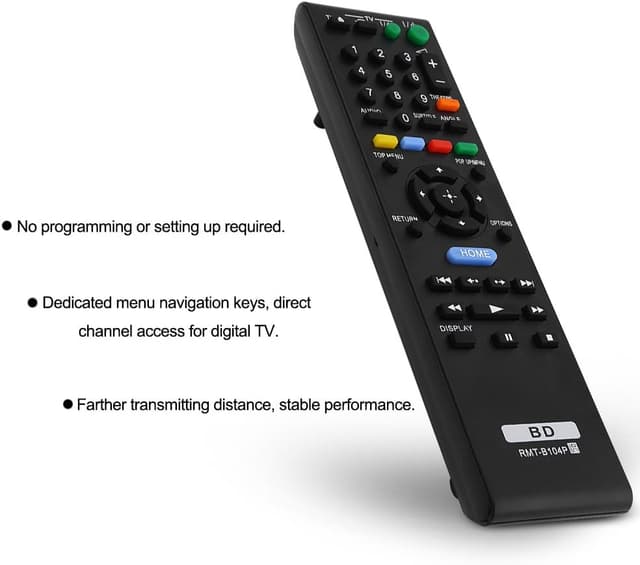 Detalle de Universal Remote Control RMT-B104P for Blu-ray player (RMT-B104P replacement)