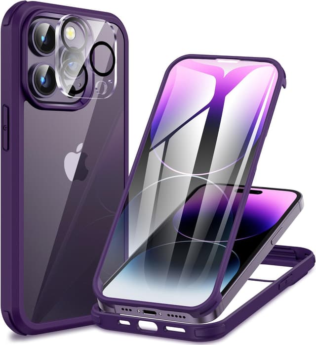 Detalle de iPhone 14 Pro Max case 360 protection
