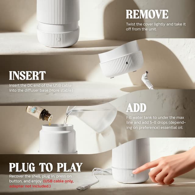 Thumbnail 6 de SALUBRITO Essential Oil Diffuser 100ml