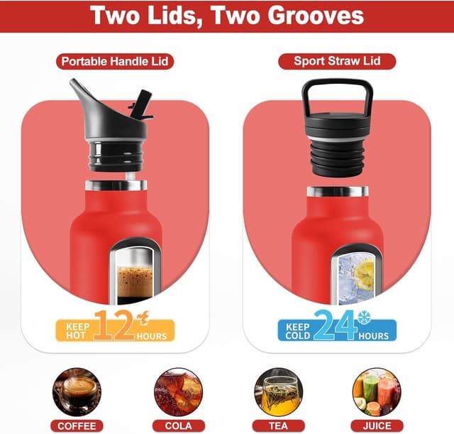 Detalle de Borraccia termica 1L in acciaio inox