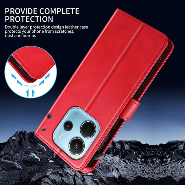 Detalle de WAURZ Cover Redmi Note 14 4G in pelle