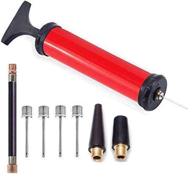 Detalle de SZSHIMAO Bomba para balones 4 agujas 2 boquillas