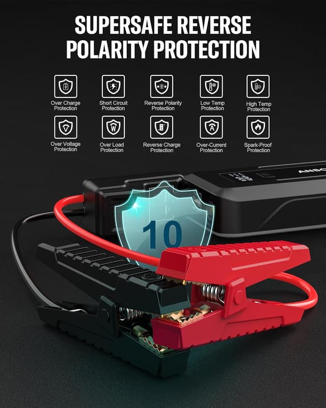 Thumbnail 5 de ANSODY 3000A Starthilfe Powerbank