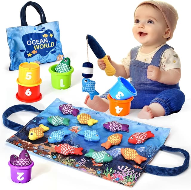 Imagen de Yitical Giochi Bambini 20 pezzi gioco pesca montessori 🎲 en OfertitasTOP