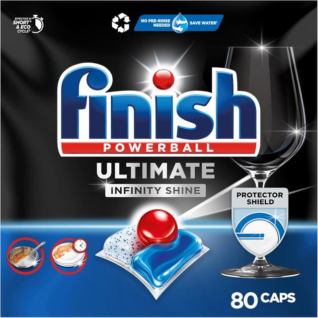 Imagen de Finish Ultimate Infinity Shine 80 Spülmaschinentabs en OfertitasTOP