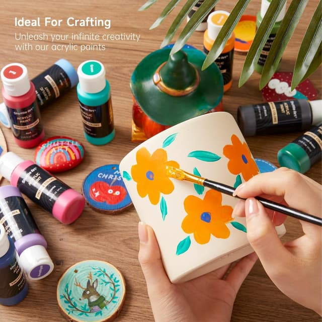 Thumbnail 6 de Shuttle Art acrylic paint set, 25 vintage colours