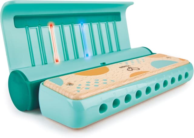 Detalle de Hape Learn with Lights Harmonica (Light-up Musical Toy) for Kids 3+