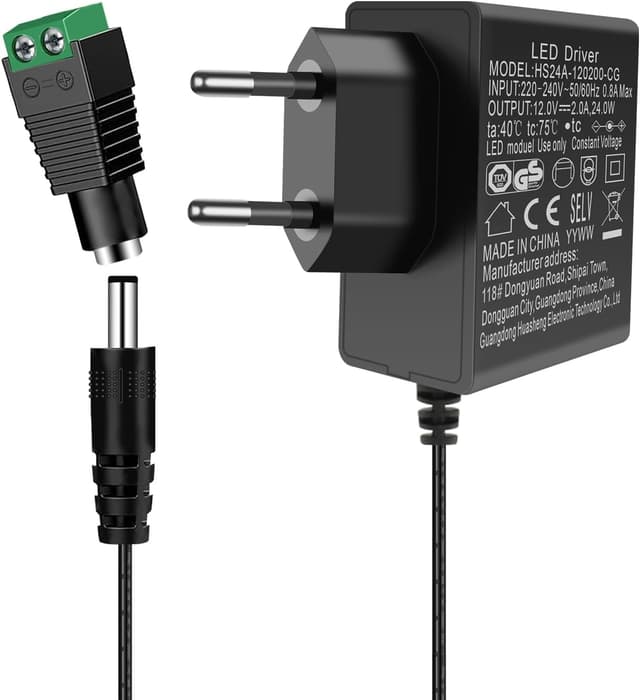 Detalle de A.bigwhale 12V Netzteil 2A đ