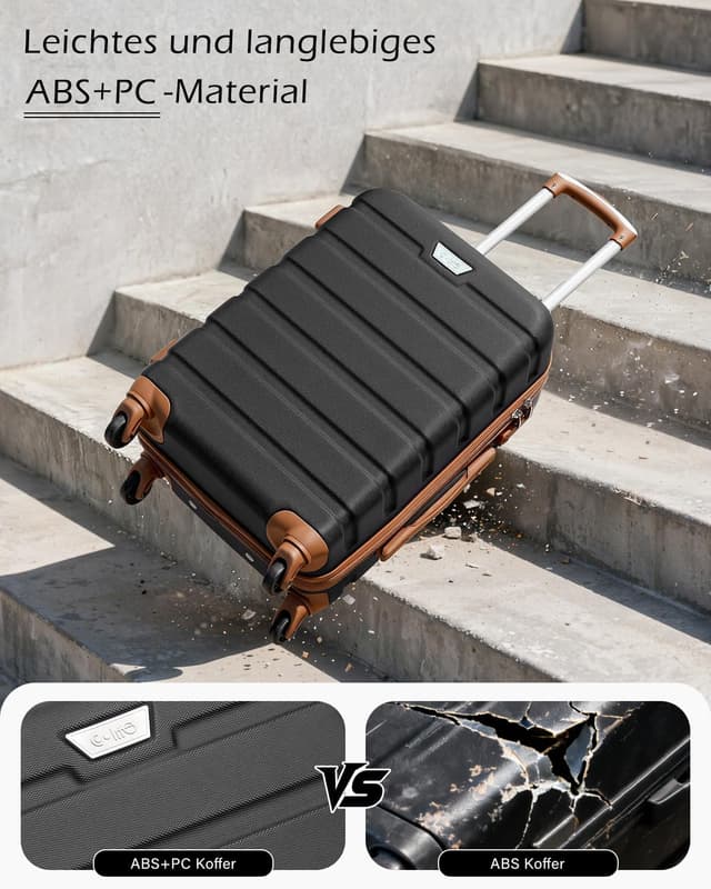 Thumbnail 1 de Coolife Mittelgroßer Koffer 67 cm