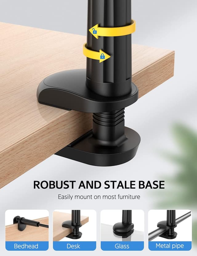 Detalle 2 de Rupoku Gooseneck Tablet Holder for 4–10.5" devices