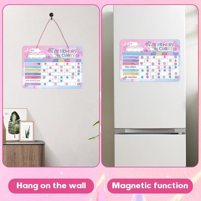 Thumbnail 4 de Magnetic Reward Chart for Kids 52 stickers