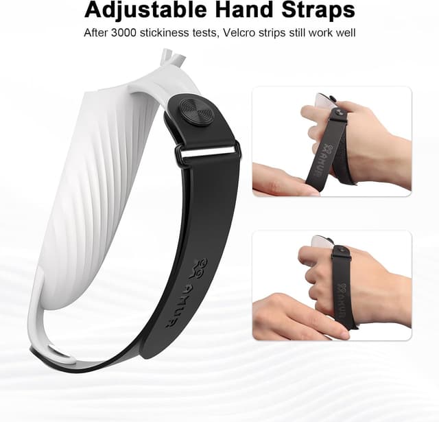 Thumbnail 6 de Poignées de contrôleur AMVR pour Meta Quest 3S / Quest 3 : silicone antidérapant et protection des articulations