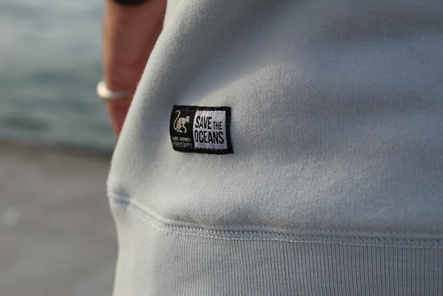 Detalle de Felpa Surf Monkey con scollo rotondo e patch ricamato in felpa garzata 280 g/m²