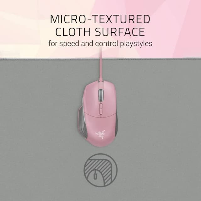 Detalle de Razer Goliathus Extended Chroma Quartz 🎮 Alfombrilla de Gaming