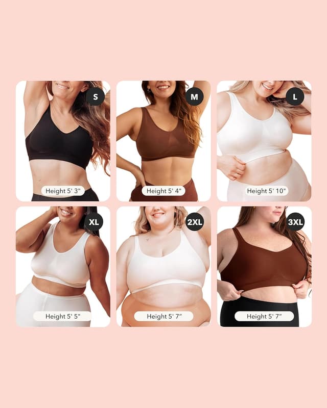 Detalle 2 de SHAPERMINT Wireless Compression Bra for Women