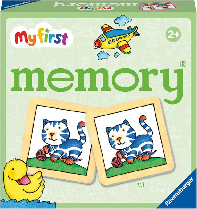 Detalle de Ravensburger myfirst Memory® « Mes jouets préférés » : premier jeu éducatif dès 2 ans