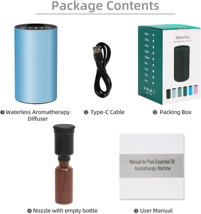 Thumbnail 6 de Diffusore auto profumo in lega di alluminio, timer 10/30/90s