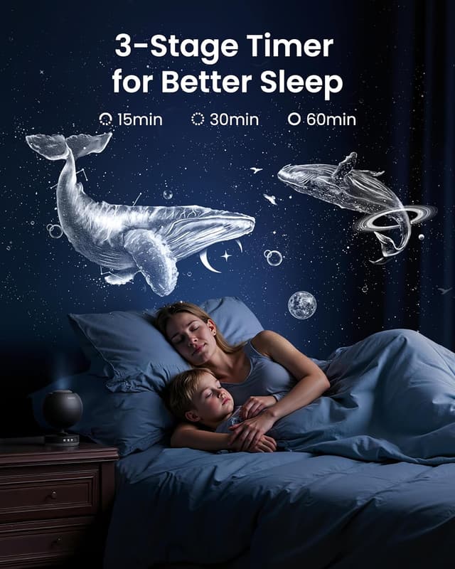 Detalle de POCOCO Galaxy Projector 2 discs star light