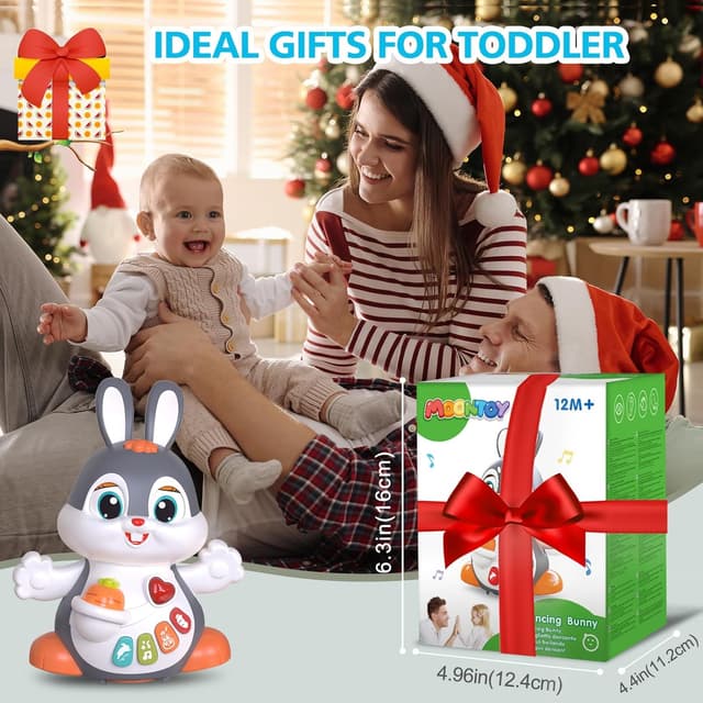 Thumbnail 6 de MOONTOY Conejito interactivo para gatear 6–12 meses