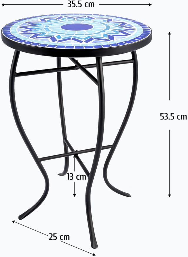 Thumbnail 2 de VONLUCE Tavolino Rotondo 35,5 cm