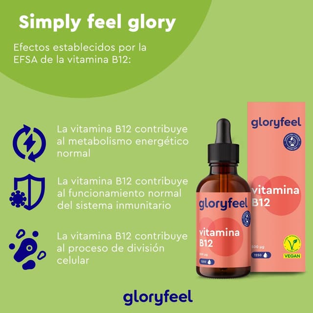 Thumbnail 3 de Vitamina B12 1,000mcg en gotas veganas 🌱 - Calidad Alemania
