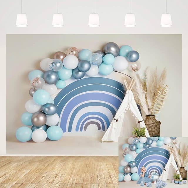 Imagen de MEHOFOND 7x5ft Rainbow Photography Backdrop en OfertitasTOP